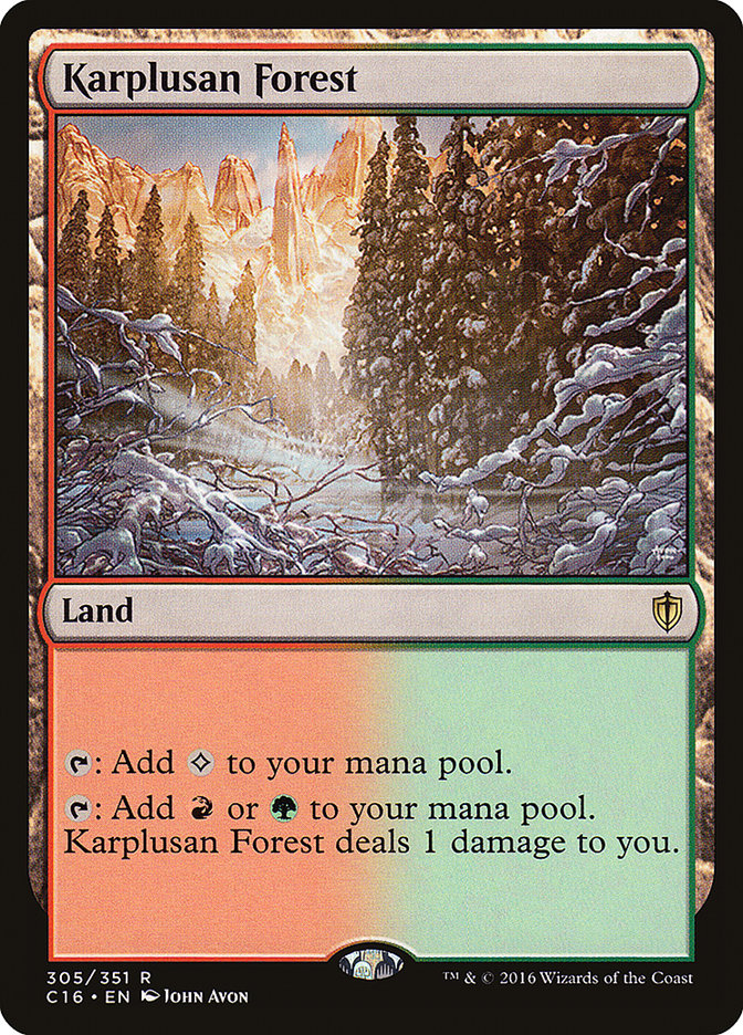 Karplusan Forest [Commander 2016] | Deep Dive Games St. Marys
