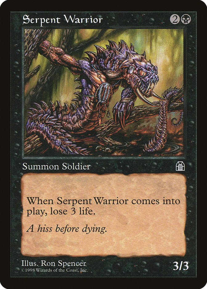 Serpent Warrior [Stronghold] | Deep Dive Games St. Marys