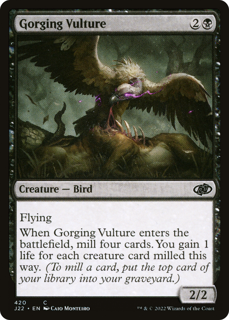 Gorging Vulture [Jumpstart 2022] | Deep Dive Games St. Marys