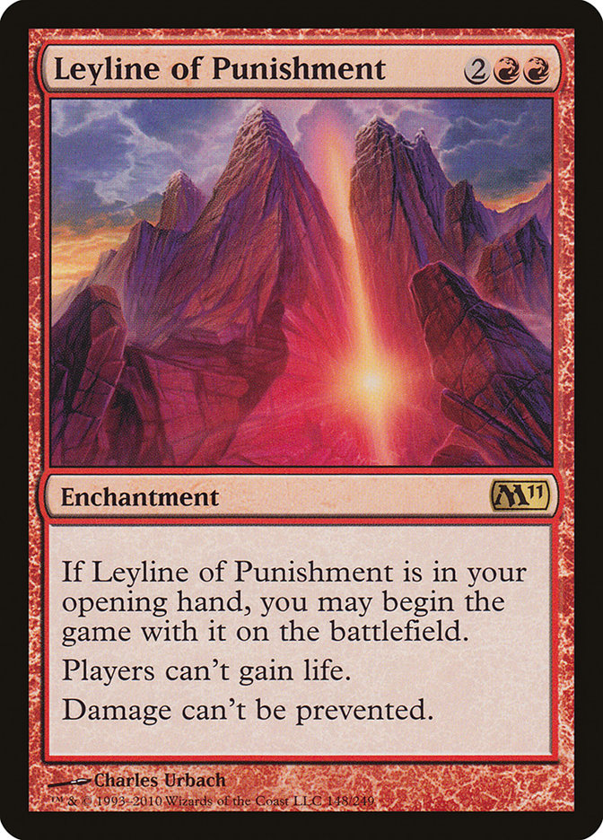 Leyline of Punishment [Magic 2011] | Deep Dive Games St. Marys