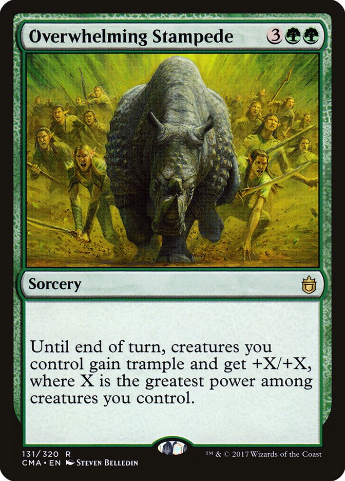 Overwhelming Stampede [Commander Anthology] | Deep Dive Games St. Marys