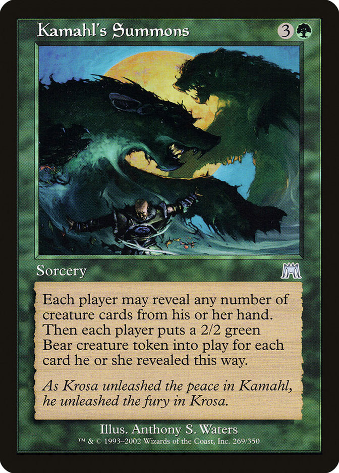 Kamahl's Summons [Onslaught] | Deep Dive Games St. Marys
