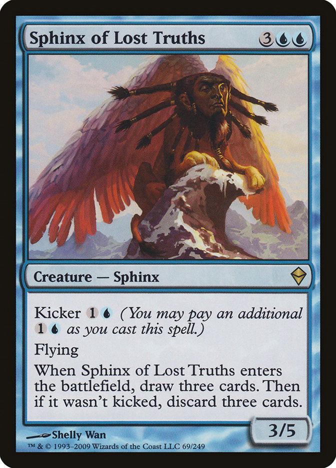 Sphinx of Lost Truths [Zendikar] | Deep Dive Games St. Marys