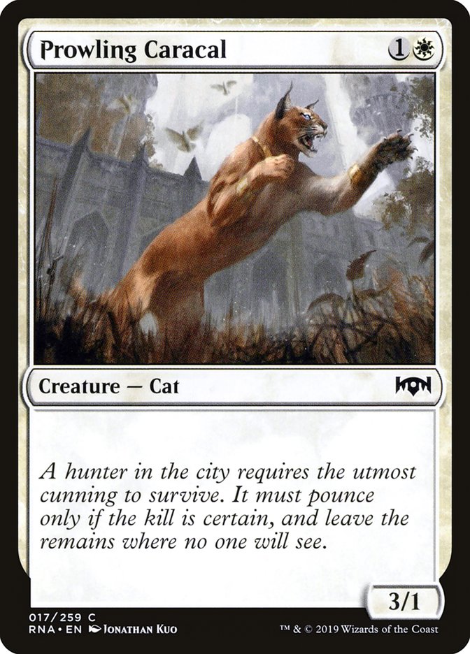 Prowling Caracal [Ravnica Allegiance] | Deep Dive Games St. Marys