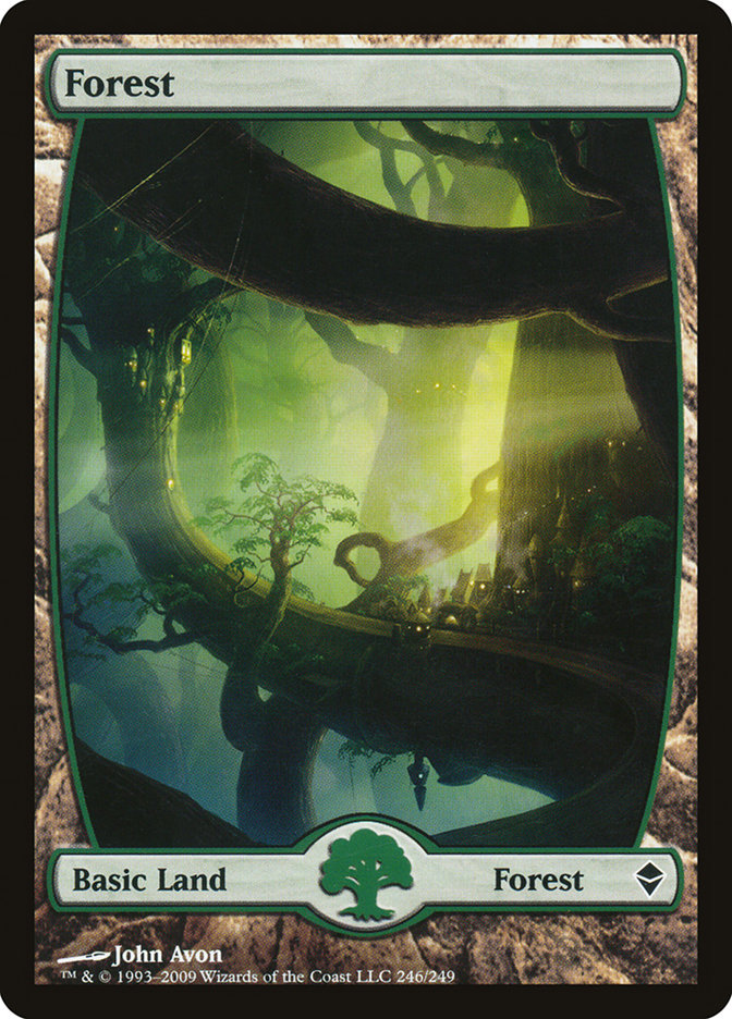 Forest (246) [Zendikar] | Deep Dive Games St. Marys