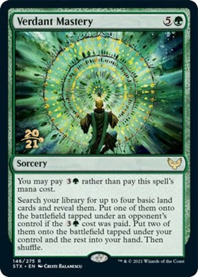 Verdant Mastery [Strixhaven: School of Mages Prerelease Promos] | Deep Dive Games St. Marys