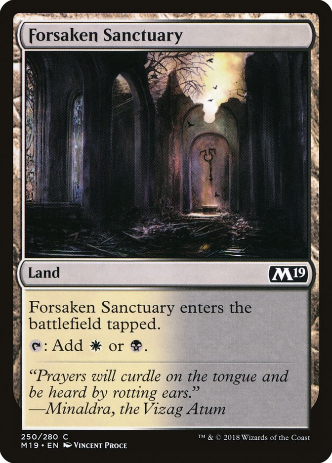 Forsaken Sanctuary [Core Set 2019] | Deep Dive Games St. Marys