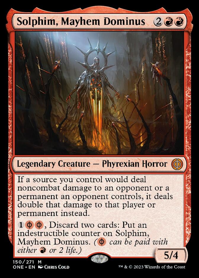 Solphim, Mayhem Dominus [Phyrexia: All Will Be One] | Deep Dive Games St. Marys