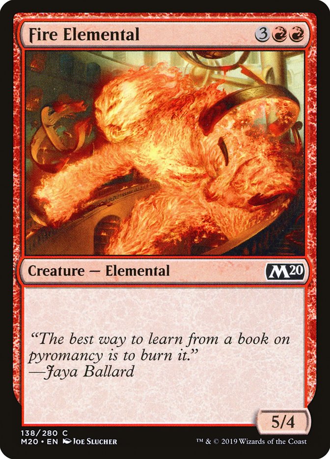 Fire Elemental [Core Set 2020] | Deep Dive Games St. Marys