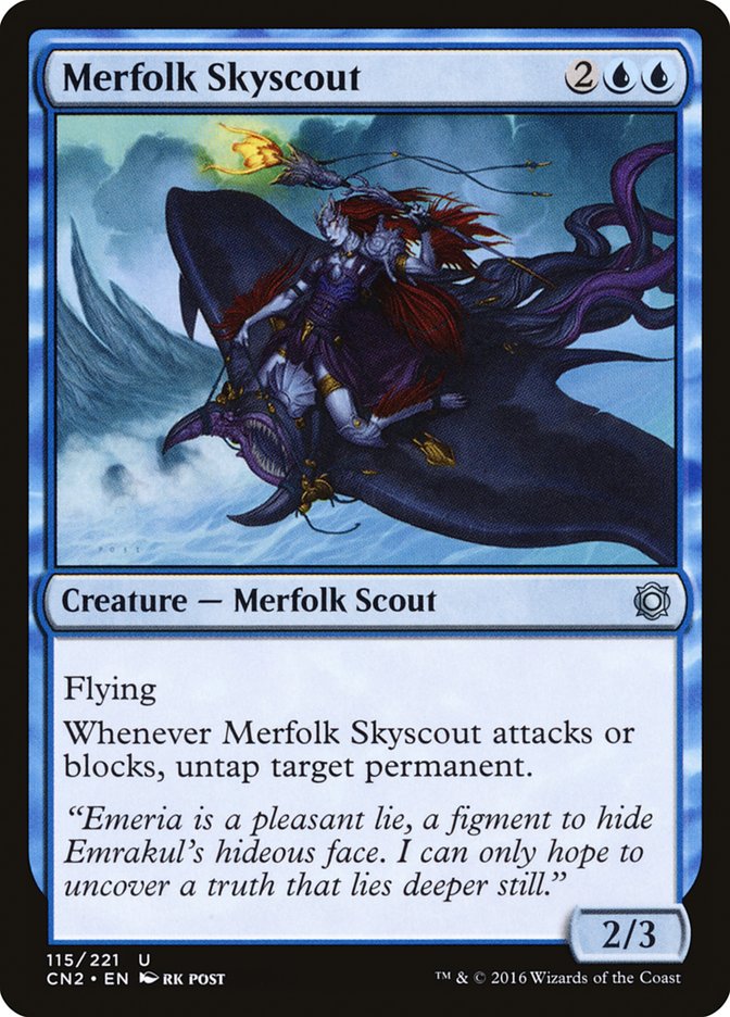 Merfolk Skyscout [Conspiracy: Take the Crown] | Deep Dive Games St. Marys