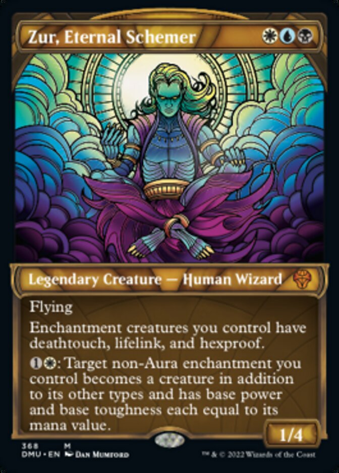 Zur, Eternal Schemer (Showcase Textured) [Dominaria United] | Deep Dive Games St. Marys