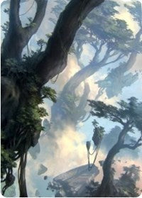 Forest 1 Art Card [Zendikar Rising Art Series] | Deep Dive Games St. Marys