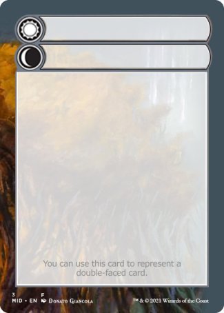 Helper Card (3/9) [Innistrad: Midnight Hunt Tokens] | Deep Dive Games St. Marys