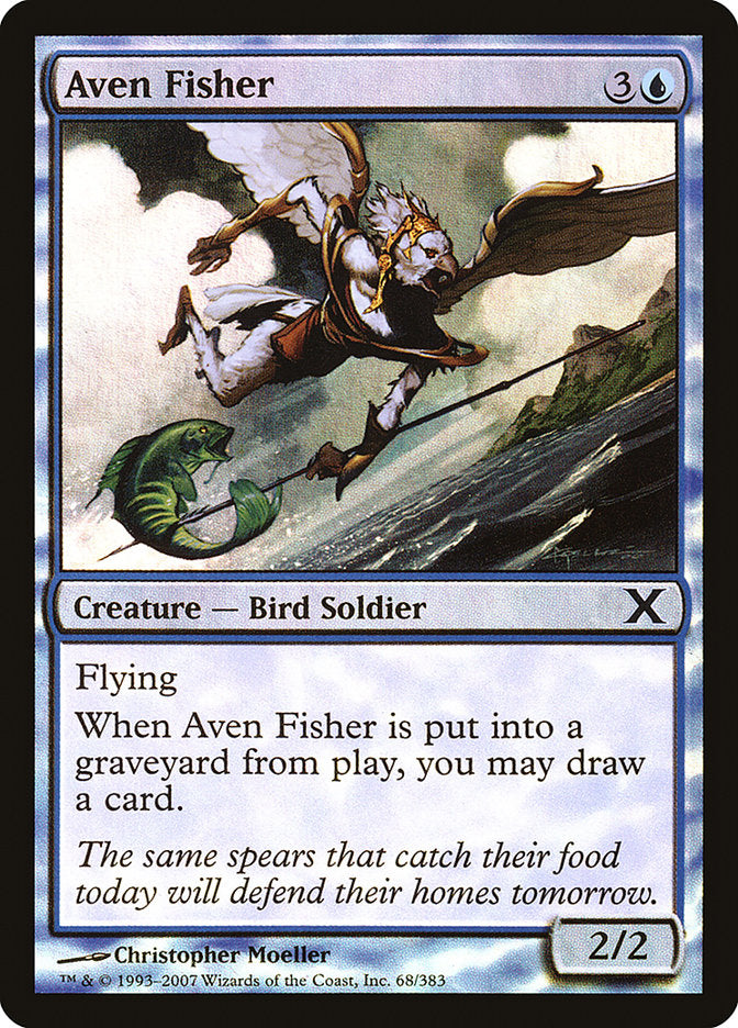 Aven Fisher (Premium Foil) [Tenth Edition] | Deep Dive Games St. Marys