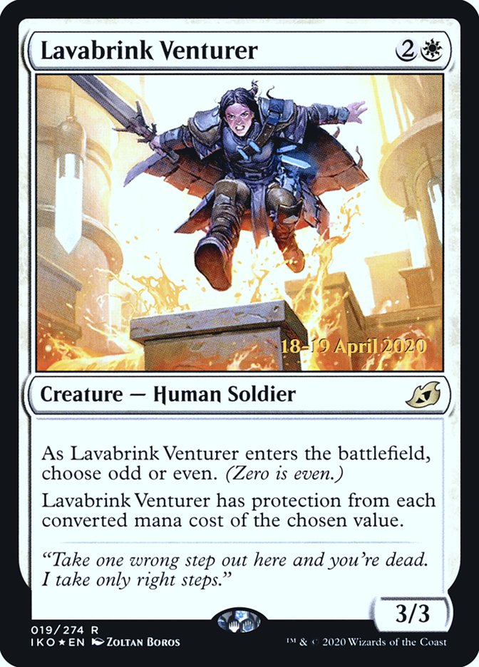 Lavabrink Venturer [Ikoria: Lair of Behemoths Prerelease Promos] | Deep Dive Games St. Marys