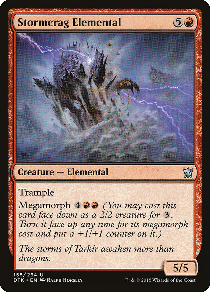 Stormcrag Elemental [Dragons of Tarkir] | Deep Dive Games St. Marys