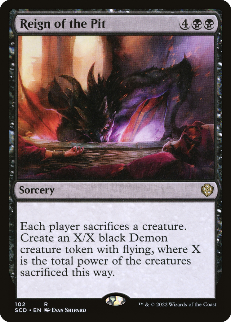 Reign of the Pit [Starter Commander Decks] | Deep Dive Games St. Marys