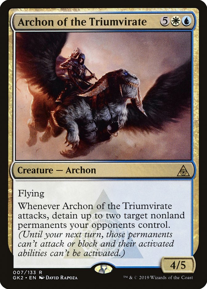 Archon of the Triumvirate [Ravnica Allegiance Guild Kit] | Deep Dive Games St. Marys