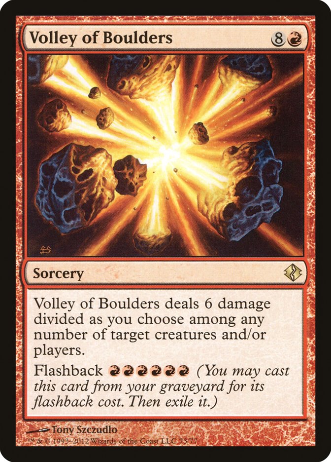 Volley of Boulders [Duel Decks: Venser vs. Koth] | Deep Dive Games St. Marys