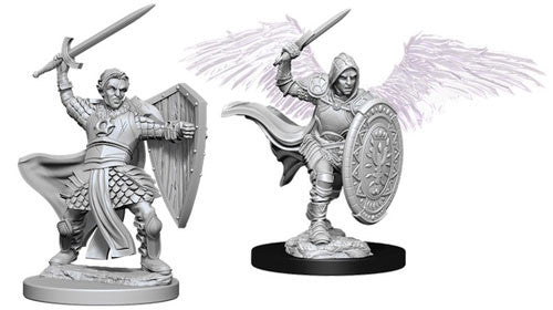 Dungeons & Dragons: Nolzur's Marvelous Unpainted Miniatures - W05 Aasimar Male Paladin | Deep Dive Games St. Marys